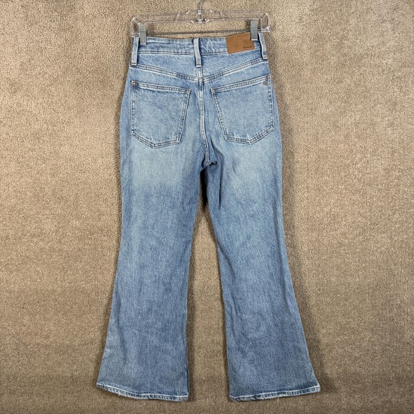 Madewell Jeans Womens 25P Blue Curvy Perfect Vintage Flare High Rise Denim - Picture 9 of 14